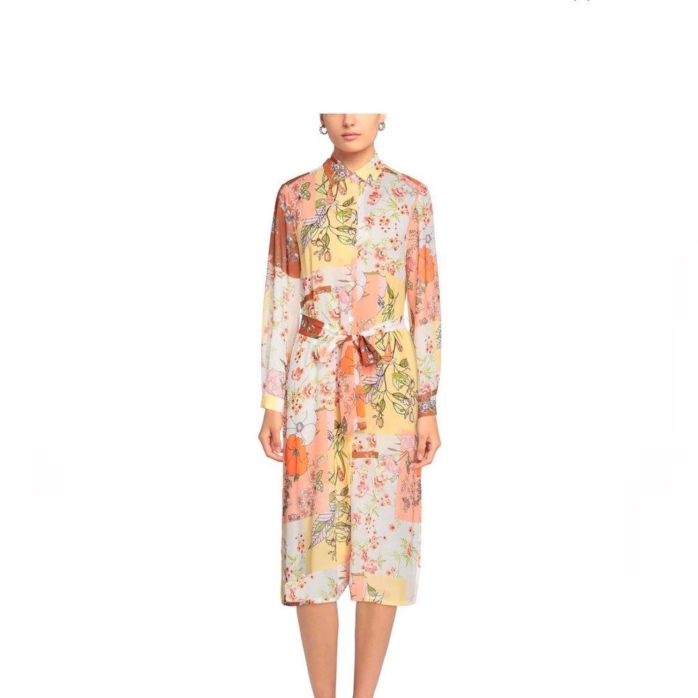 Angela Mele Milano dress beautiful material very lightweight brand new